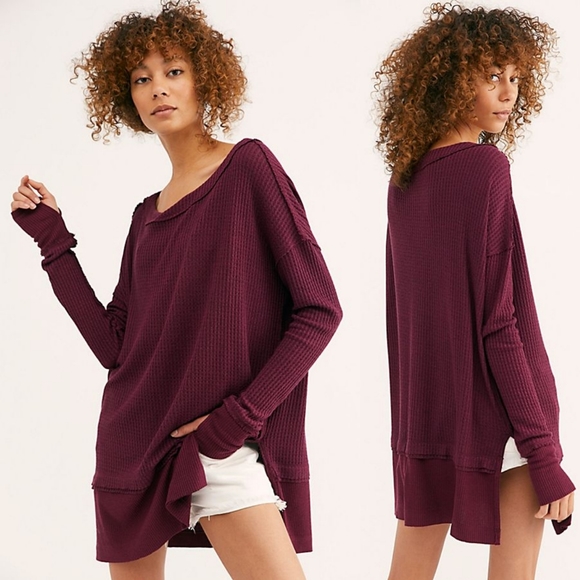 🎉SALE Free People North Shore Thermal Top - Picture 3 of 4